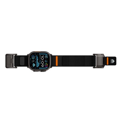 Apple Watch 7 45mm Mohseven iWatch Mecha Sport Hasır Kordon - 18