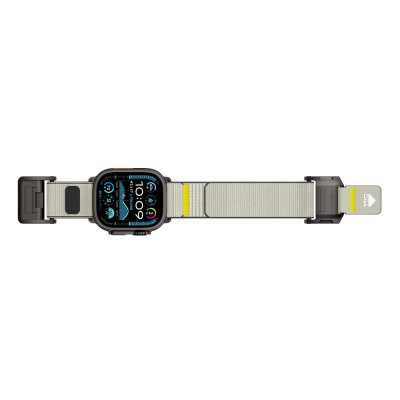 Apple Watch 7 45mm Mohseven iWatch Mecha Sport Silicone Band - 16