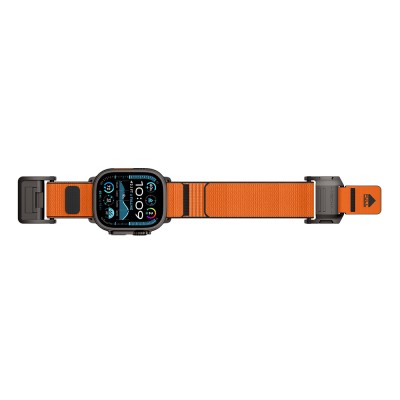 Apple Watch 7 45mm Mohseven iWatch Mecha Sport Silicone Band - 21