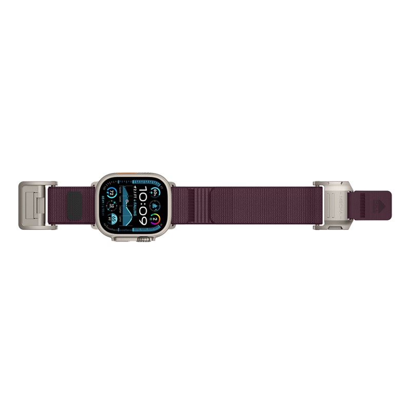 Apple Watch 7 45mm Mohseven iWatch Mecha Sport Silicone Band - 23