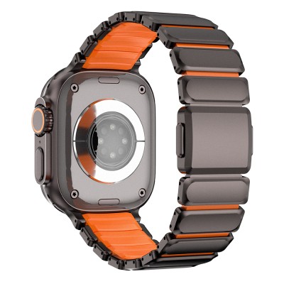 Apple Watch 7 45mm Mohseven iWatch Titancore No.2 Çelik Kordon - 12