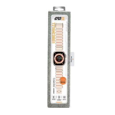 Apple Watch 7 45mm Mohseven iWatch Titancore No.2 Çelik Kordon - 16