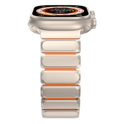 Apple Watch 7 45mm Mohseven iWatch Titancore No.2 Çelik Kordon - 4
