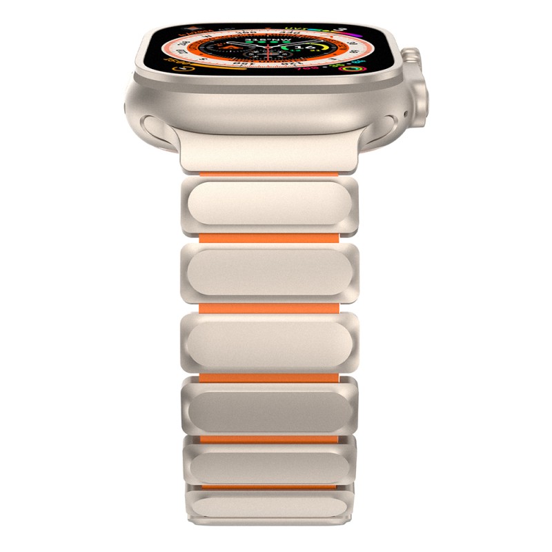 Apple Watch 7 45mm Mohseven iWatch Titancore No.2 Steel Band - 4