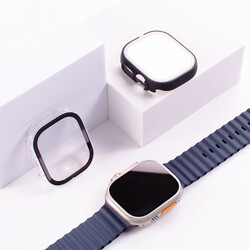 Apple Watch 7 45mm Şeffaf Kasa ve Ekran Koruyucu Zore Watch Gard 13 - Thumbnail