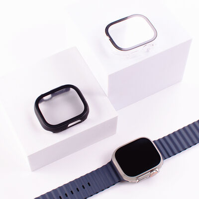 Apple Watch 7 45mm Şeffaf Kasa ve Ekran Koruyucu Zore Watch Gard 13
