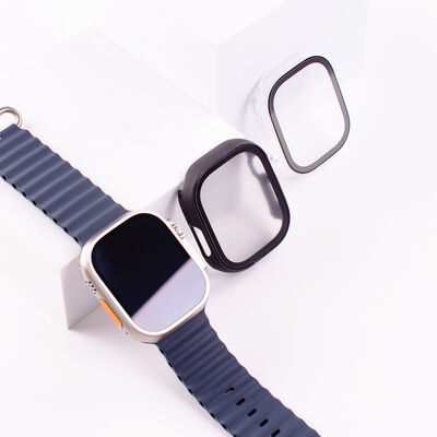 Apple Watch 7 45mm Şeffaf Kasa ve Ekran Koruyucu Zore Watch Gard 13