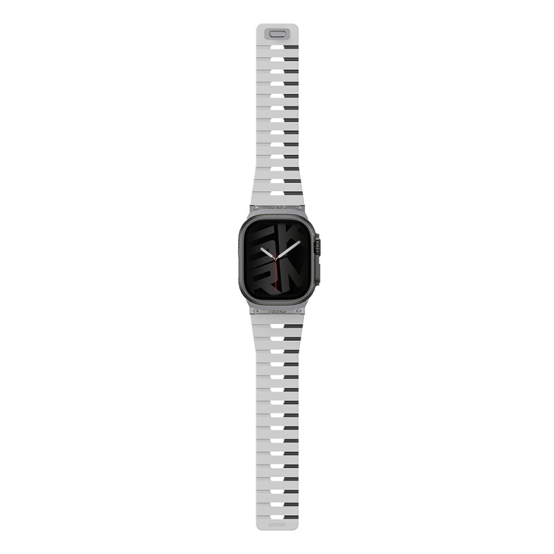 Apple Watch 7 45mm Skinarma Gemini Serisi TPU Magnetik Silikon Kordon - 9