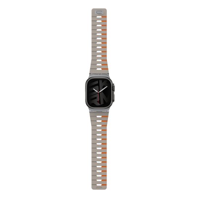 Apple Watch 7 45mm Skinarma Gemini Serisi TPU Magnetik Silikon Kordon - 12