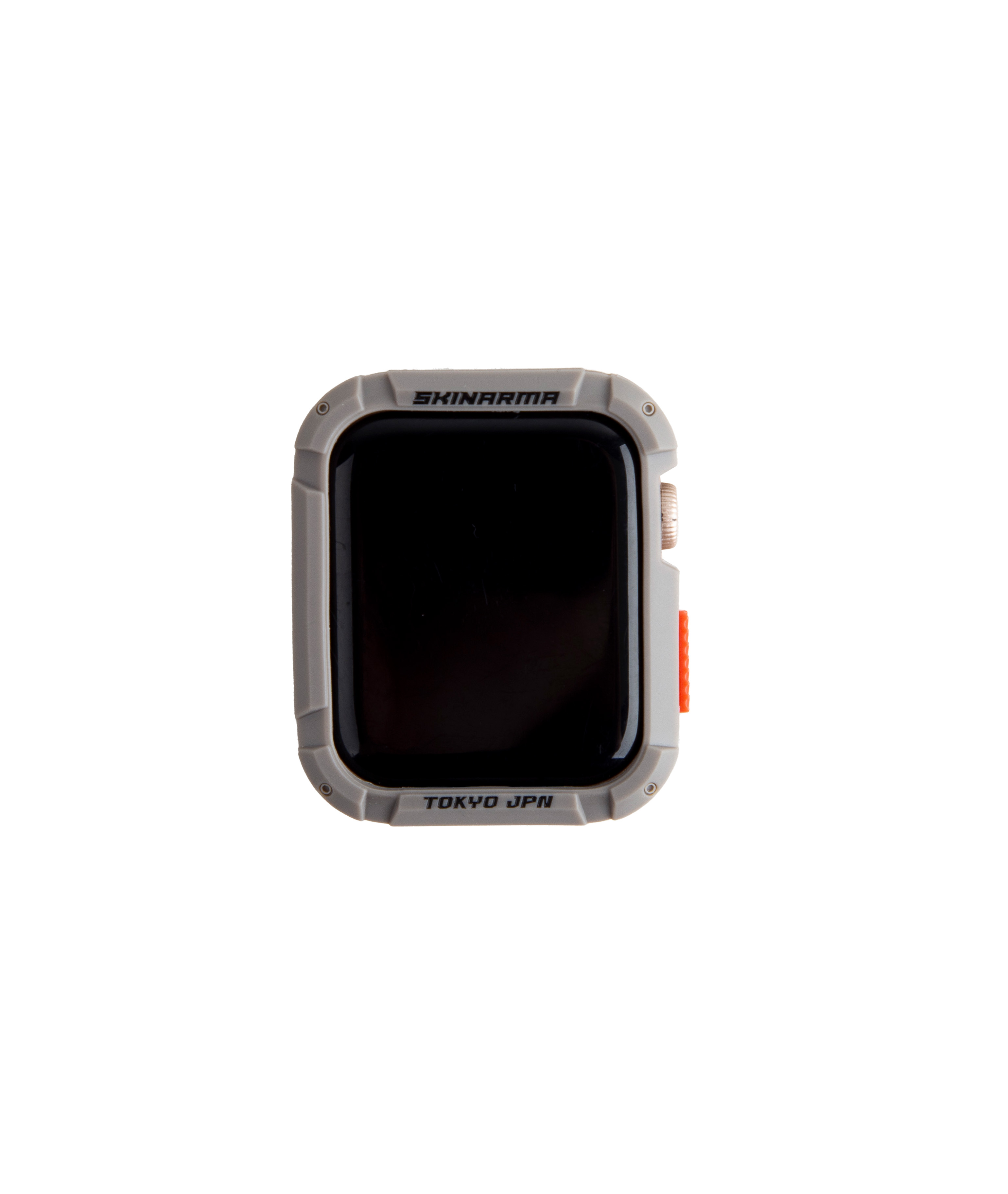 Apple Watch 7 45mm SkinArma Kurono Buzlu Tasarım Sert PC Kasa Koruyucu - Koyu Gri