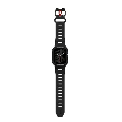 Apple Watch 7 45mm Skinarma Mecha 2in1 TPU Kasa Koruyucu + Silikon Kordon - 9