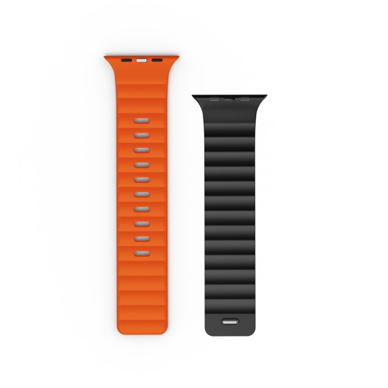 Apple Watch 7 45mm Wiwu Mag Secur Serisi Silikon Kordon - 11