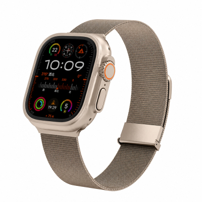 Apple Watch 7 45mm Wiwu MagFlex Secure Serisi Metal Kordon - Wiwu
