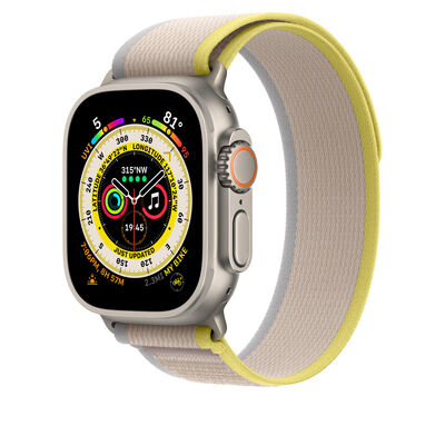Apple Watch 7 45mm Wiwu Trail Loop Naylon Örgü İşlemeli Hasır Kordon Strap Kayış