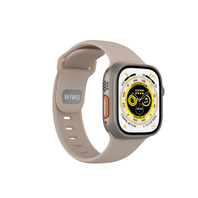 Apple Watch 7 45mm Wiwu Wi-WB0201 Comf Secur Serisi Silikon Kordon - Wiwu
