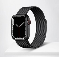 Apple Watch 7 45mm Zore KRD-01 Metal Kordon - Zore