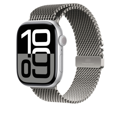 Apple Watch 7 45mm Zore KRD-100 Titanyum Hasır Kordon - Zore