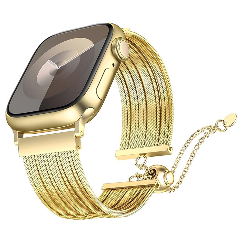 Apple Watch 7 45mm Zore KRD-137 Metal Mesh Strap - 2