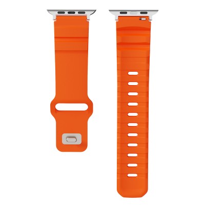 Apple Watch 7 45mm Zore KRD-143 Silikon Kordon - 16