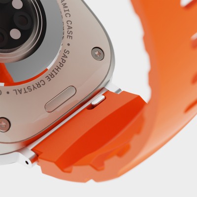 Apple Watch 7 45mm Zore KRD-143 Silikon Kordon - 6