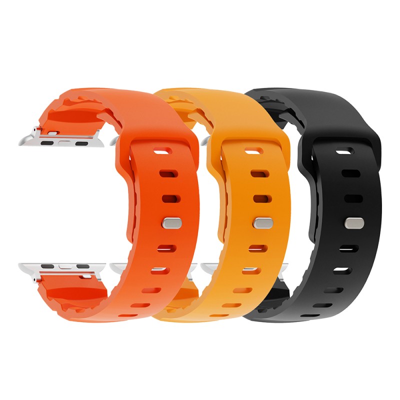 Apple Watch 7 45mm Zore KRD-143 Silikon Kordon - 36