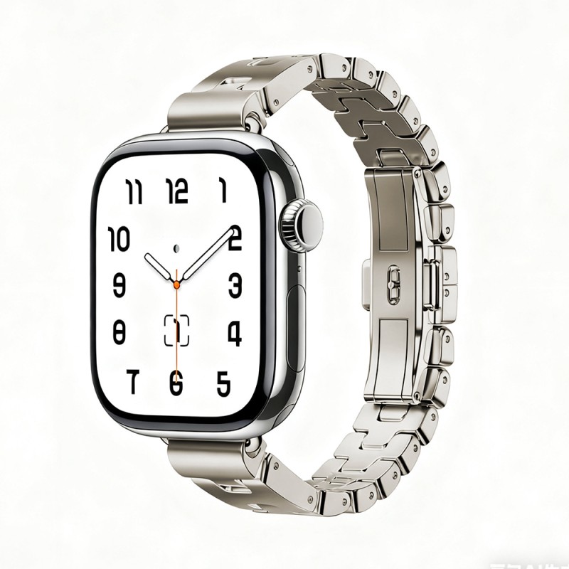 Apple Watch 7 45mm Zore KRD-150 Metal Kordon - 2