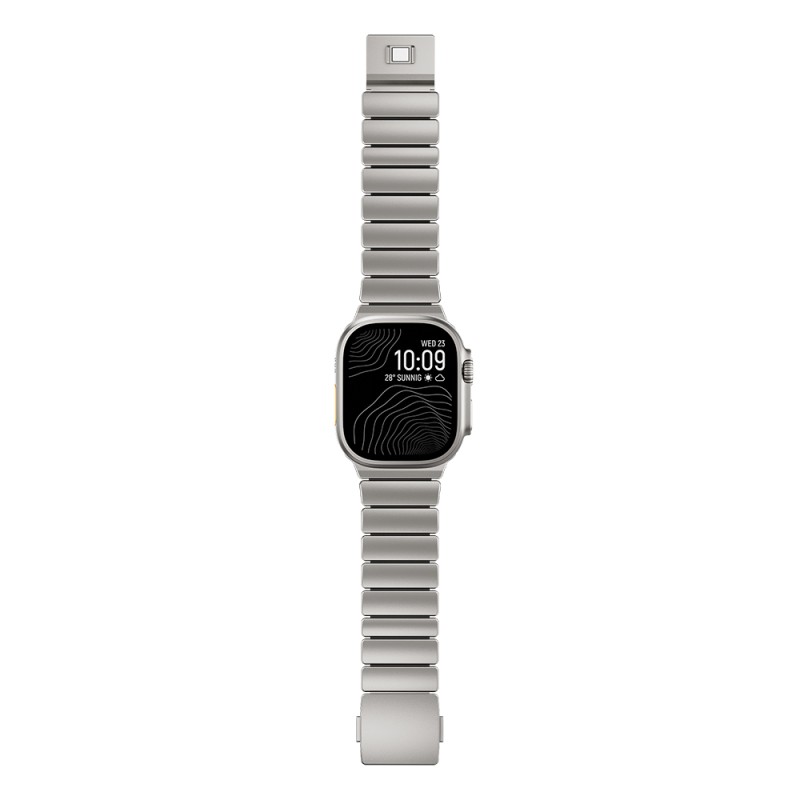 Apple Watch 7 45mm Zore KRD-152 Titanyum Silikon Kordon - 8