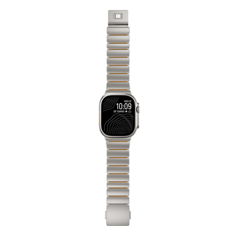 Apple Watch 7 45mm Zore KRD-152 Titanyum Silikon Kordon - 10