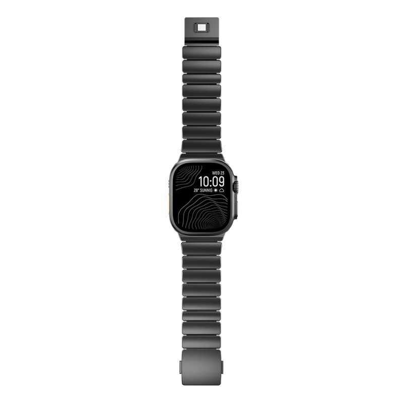 Apple Watch 7 45mm Zore KRD-152 Titanyum Silikon Kordon - 13