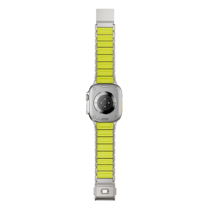 Apple Watch 7 45mm Zore KRD-152 Titanyum Silikon Kordon - 16