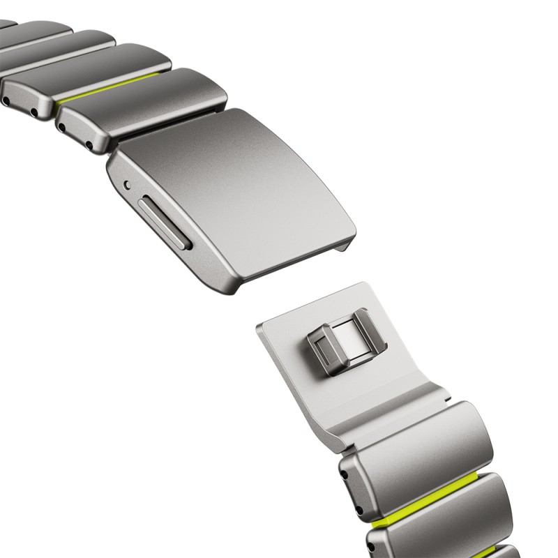 Apple Watch 7 45mm Zore KRD-152 Titanyum Silikon Kordon - 34
