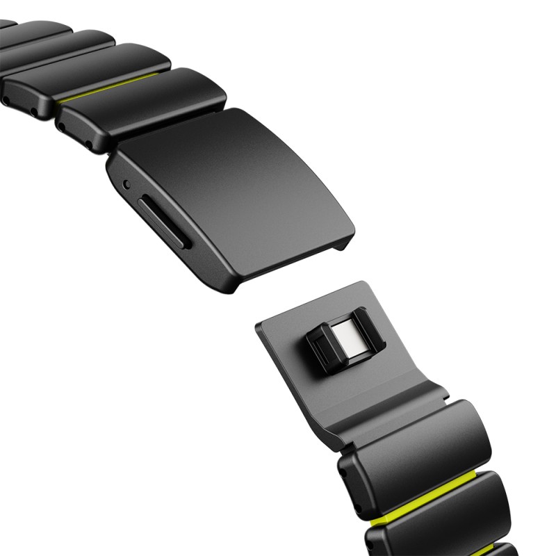 Apple Watch 7 45mm Zore KRD-152 Titanyum Silikon Kordon - 37