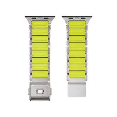 Apple Watch 7 45mm Zore KRD-152 Titanyum Silikon Kordon - 41