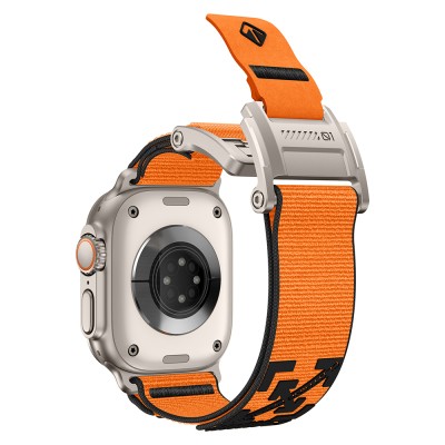 Apple Watch 7 45mm Zore KRD-154 Naylon Kumaş Hasır Örgülü Kordon - 45