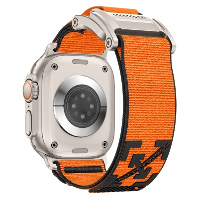 Apple Watch 7 45mm Zore KRD-154 Naylon Kumaş Hasır Örgülü Kordon - 20