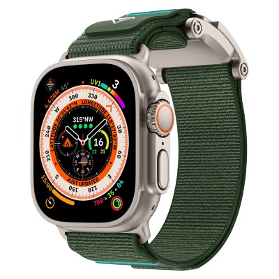 Apple Watch 7 45mm Zore KRD-154 Naylon Kumaş Hasır Örgülü Kordon - 6