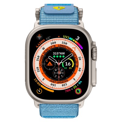 Apple Watch 7 45mm Zore KRD-154 Naylon Kumaş Hasır Örgülü Kordon - 15