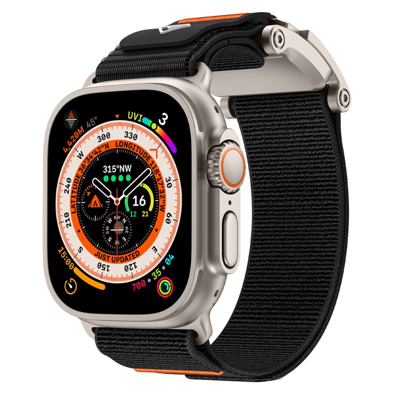 Apple Watch 7 45mm Zore KRD-154 Naylon Kumaş Hasır Örgülü Kordon - 7
