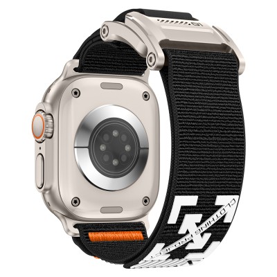Apple Watch 7 45mm Zore KRD-154 Naylon Kumaş Hasır Örgülü Kordon - 21
