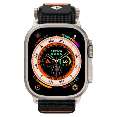Apple Watch 7 45mm Zore KRD-154 Naylon Kumaş Hasır Örgülü Kordon - 14