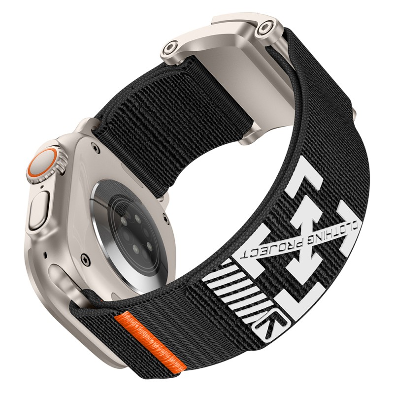 Apple Watch 7 45mm Zore KRD-154 Naylon Kumaş Hasır Örgülü Kordon - 51