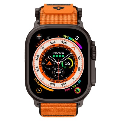 Apple Watch 7 45mm Zore KRD-154 Naylon Kumaş Hasır Örgülü Kordon - 12