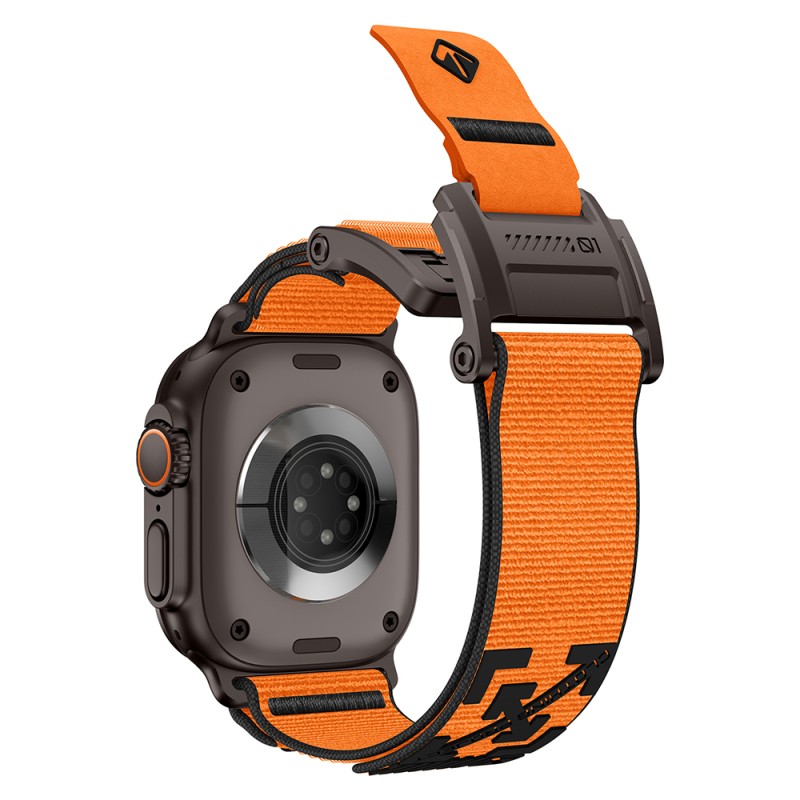 Apple Watch 7 45mm Zore KRD-154 Naylon Kumaş Hasır Örgülü Kordon - 48