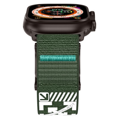 Apple Watch 7 45mm Zore KRD-154 Naylon Kumaş Hasır Örgülü Kordon - 29