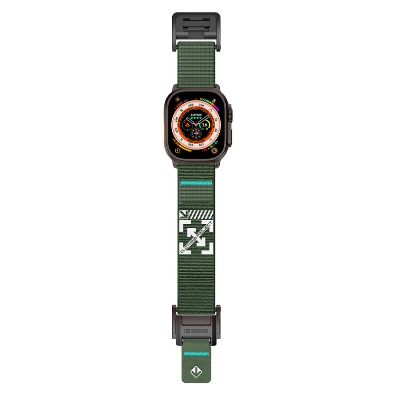 Apple Watch 7 45mm Zore KRD-154 Naylon Kumaş Hasır Örgülü Kordon - 71