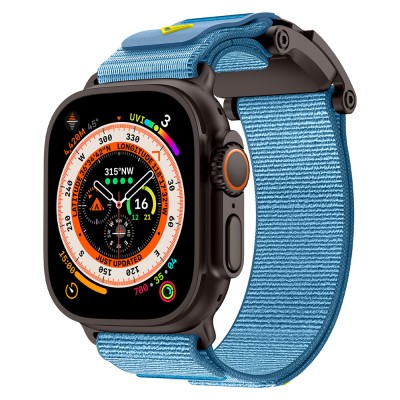 Apple Watch 7 45mm Zore KRD-154 Naylon Kumaş Hasır Örgülü Kordon - 5