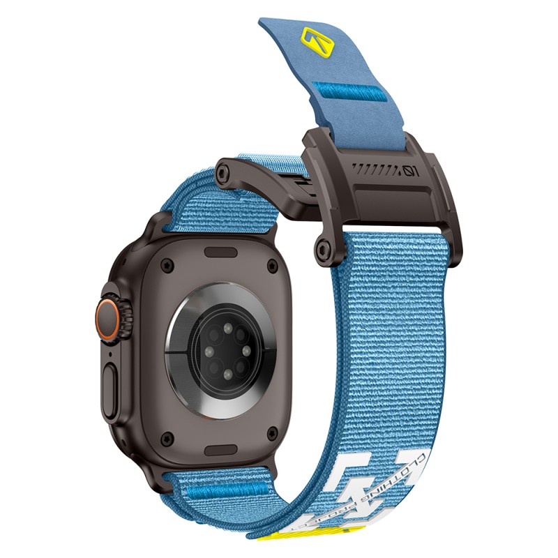 Apple Watch 7 45mm Zore KRD-154 Naylon Kumaş Hasır Örgülü Kordon - 47