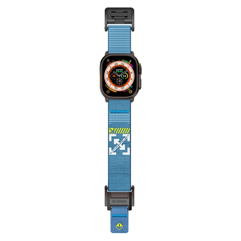 Apple Watch 7 45mm Zore KRD-154 Naylon Kumaş Hasır Örgülü Kordon - 70