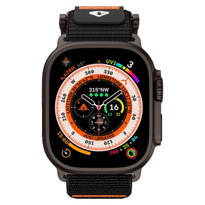 Apple Watch 7 45mm Zore KRD-154 Naylon Kumaş Hasır Örgülü Kordon - 9