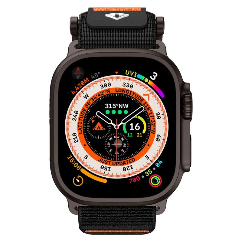 Apple Watch 7 45mm Zore KRD-154 Naylon Kumaş Hasır Örgülü Kordon - 9